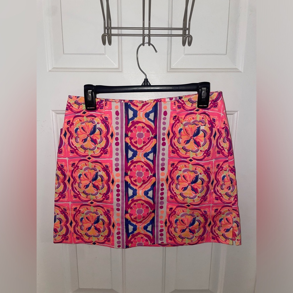 Illy Pulitzer skirt with pockets, size 2